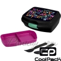 2020 Cool Pack Rumi Кутия за храна с вилица и лъжица Alphabet Z02236